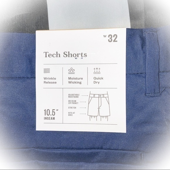 GOODFELLOW & CO MENS NAVY SHORTS - Picture 4 of 5